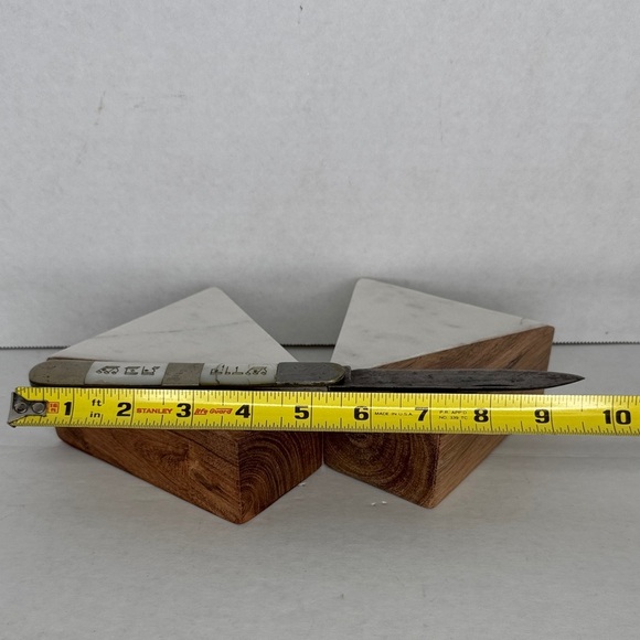 Antique JEWISH JUDAICA KNIFE - SHABBAT KODESH KARLSBAD GERMANY - Picture 6 of 10